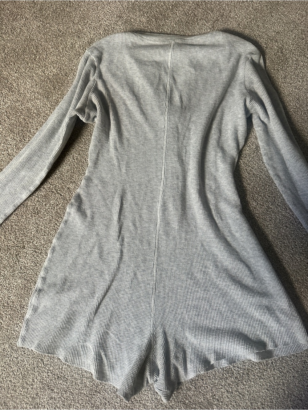 Skims 100% cotton gray romper - Picture 5 of 5